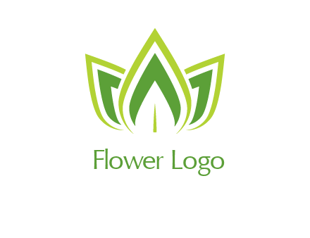 broad pointy leaves logo