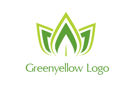 broad pointy leaves logo