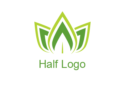 broad pointy leaves logo