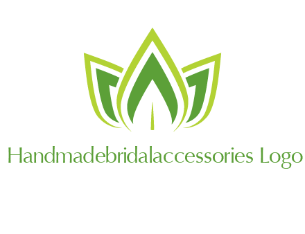 broad pointy leaves logo