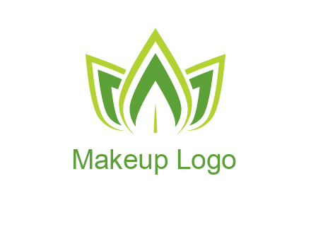 broad pointy leaves logo