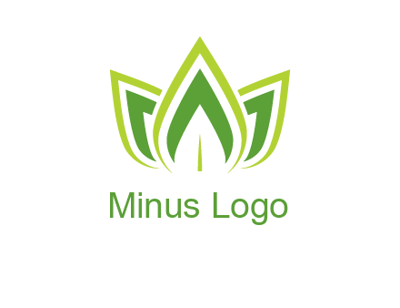 broad pointy leaves logo