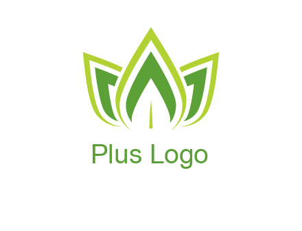 broad pointy leaves logo