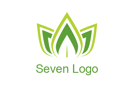 broad pointy leaves logo
