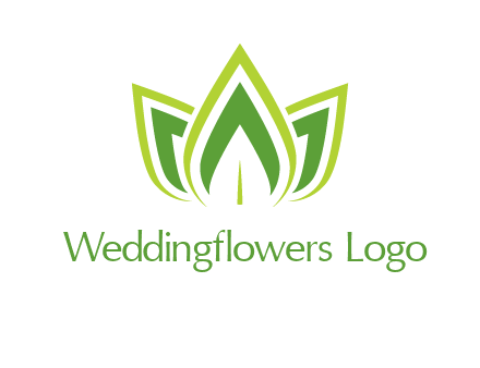 broad pointy leaves logo