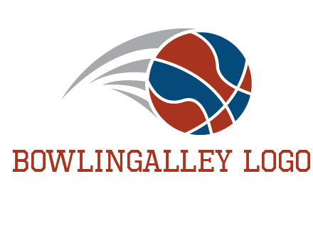 basketball in the air sports logo