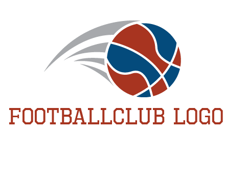 basketball in the air sports logo