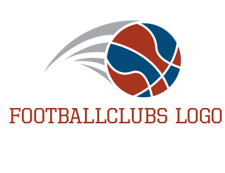 basketball in the air sports logo