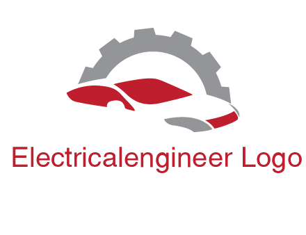 car in front of gear symbol