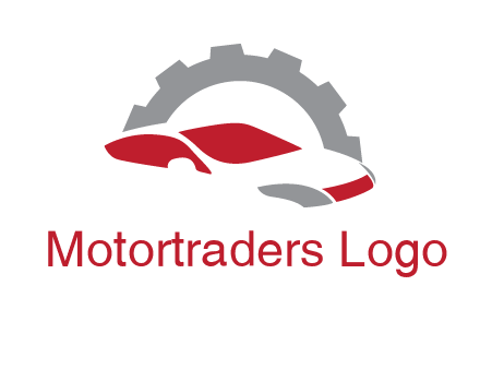 car in front of gear symbol