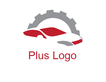 car in front of gear symbol