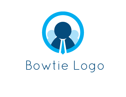 round figure man in circle logo