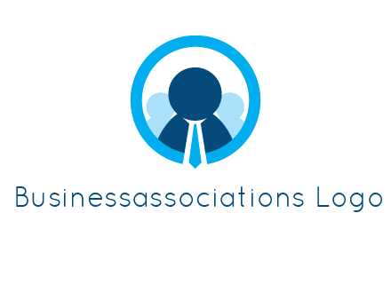round figure man in circle logo