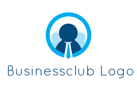 round figure man in circle logo