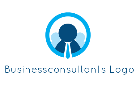 round figure man in circle logo