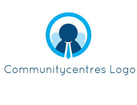 round figure man in circle logo