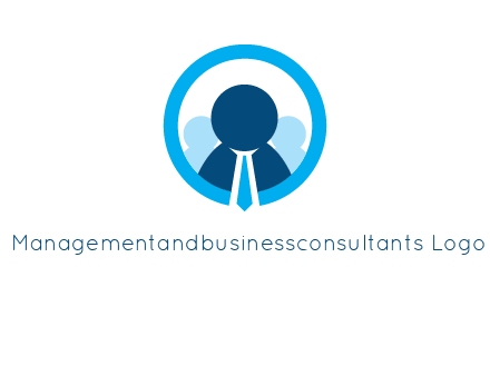 round figure man in circle logo