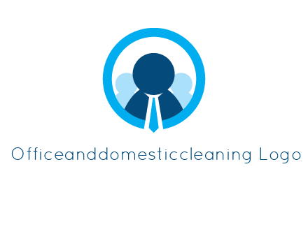 round figure man in circle logo