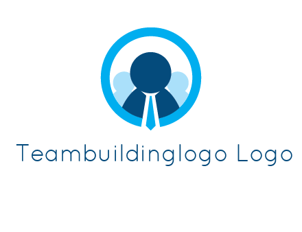 round figure man in circle logo