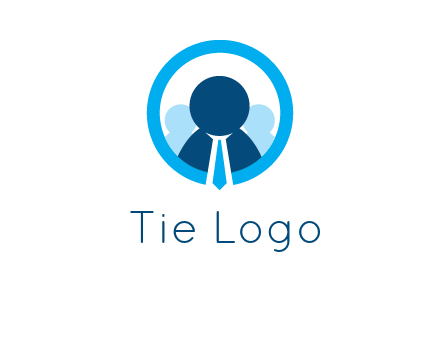 round figure man in circle logo