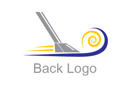 vacuum cleaner with swirl logo