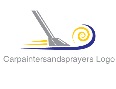 vacuum cleaner with swirl logo