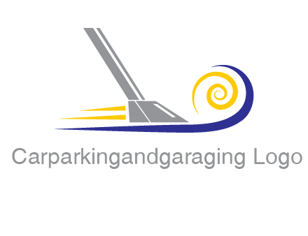 vacuum cleaner with swirl logo
