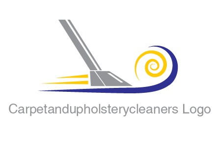 vacuum cleaner with swirl logo