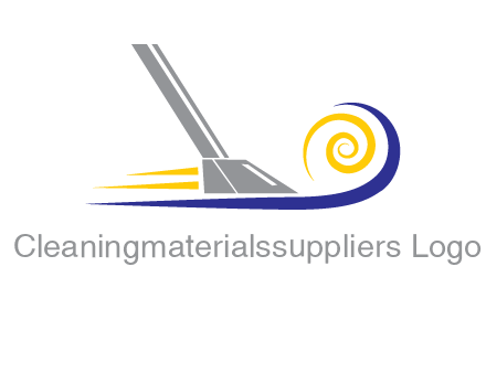 vacuum cleaner with swirl logo
