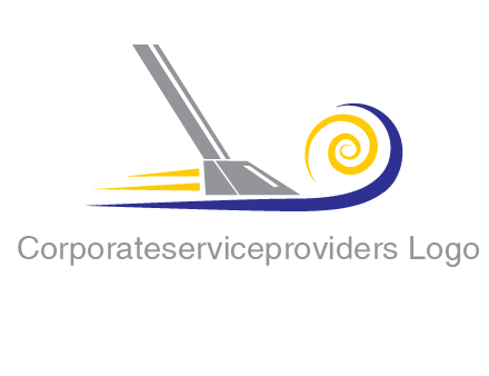 vacuum cleaner with swirl logo