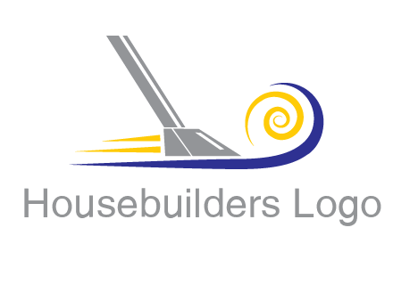 vacuum cleaner with swirl logo