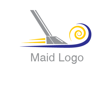 vacuum cleaner with swirl logo