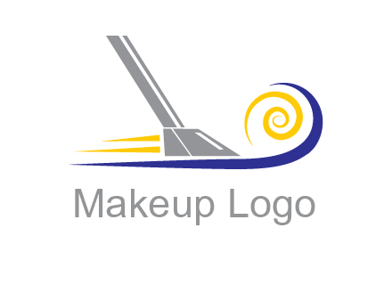 vacuum cleaner with swirl logo