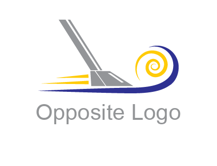 vacuum cleaner with swirl logo