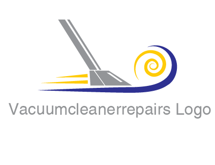 vacuum cleaner with swirl logo