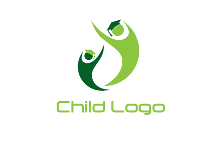 people icons wearing scholarship foundation logo