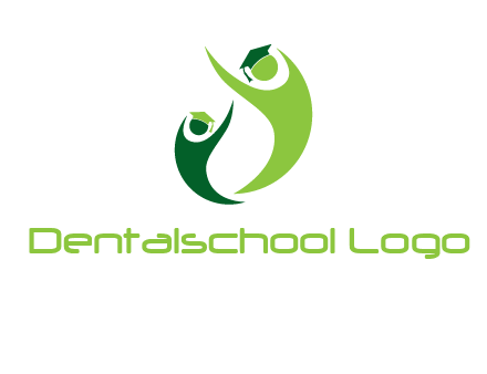 people icons wearing scholarship foundation logo