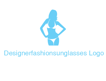 woman wearing bikini massage logo