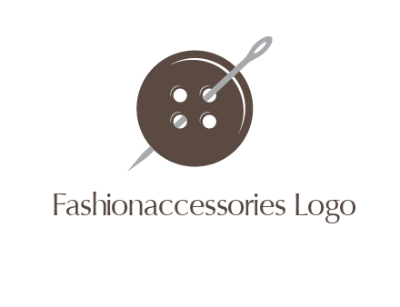 button and needle logo