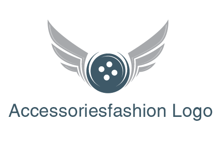 wings around the circle button