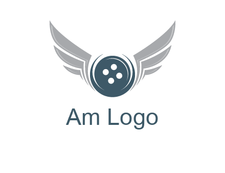 wings around the circle button