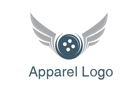wings around the circle button