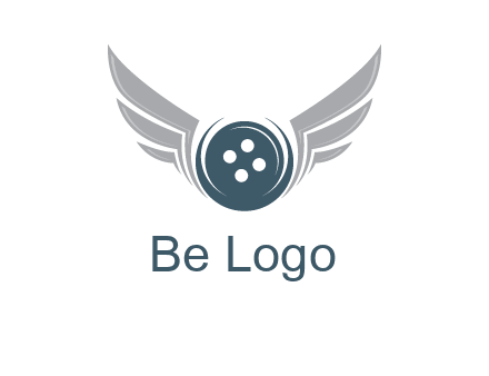 wings around the circle button