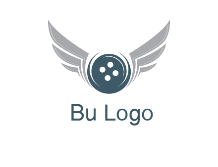 wings around the circle button