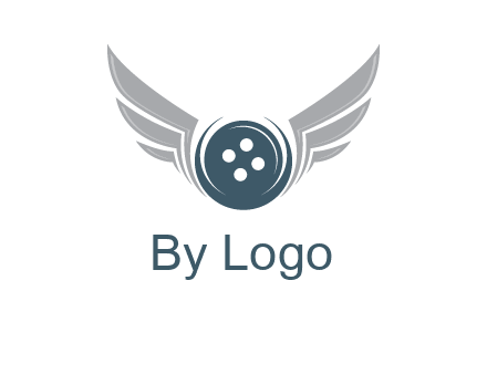 wings around the circle button