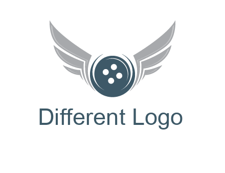 wings around the circle button