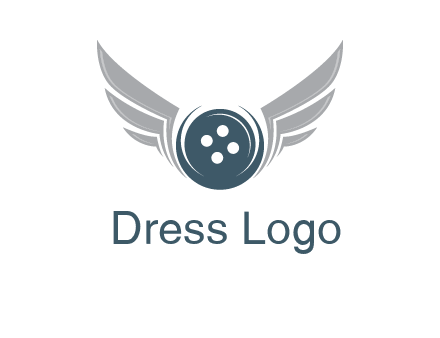 wings around the circle button