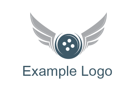 wings around the circle button