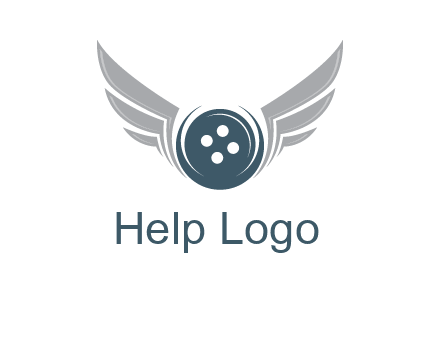 wings around the circle button