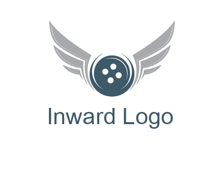 wings around the circle button
